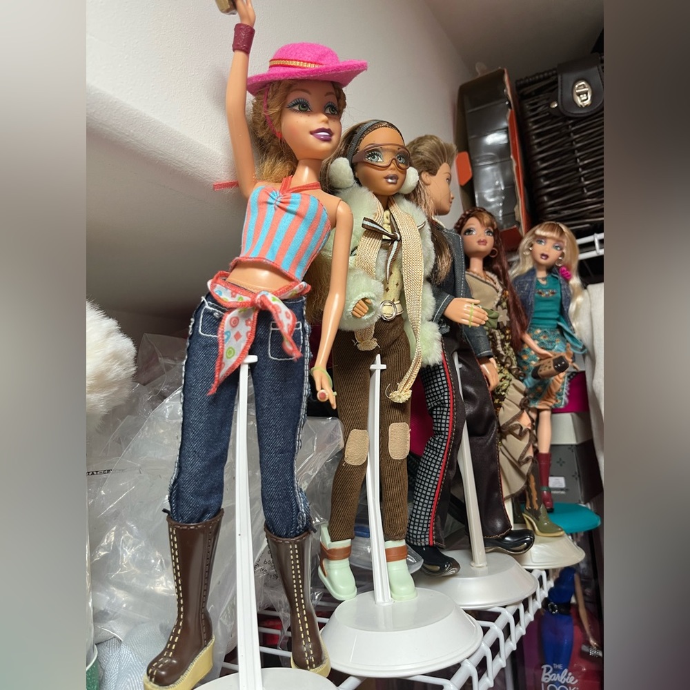 Barbie My Scene Five Dolls Chelsea Madison Kenzie MINUS DELANCEY Set - Picture 3 of 4